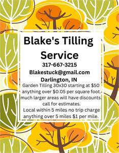 Blake's Tilling Service